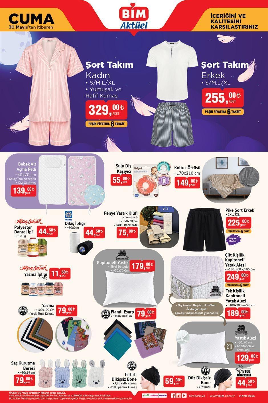 Bim Aktüel Moda Ürünleri